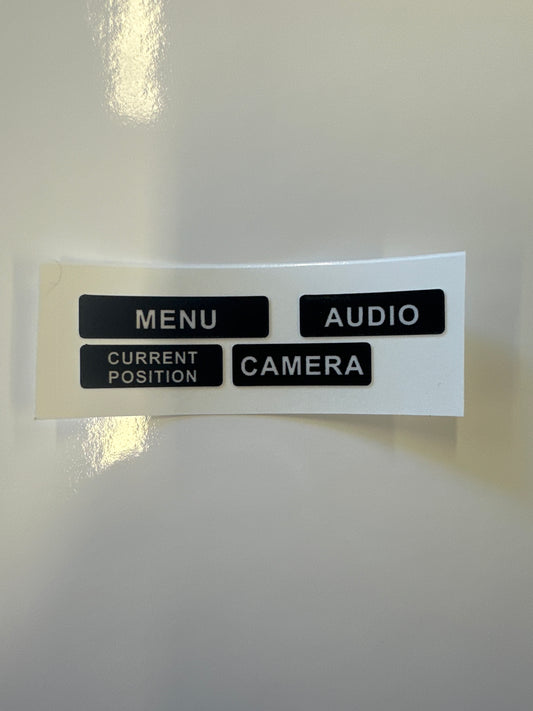 Nissan Leaf Stereo Stickers