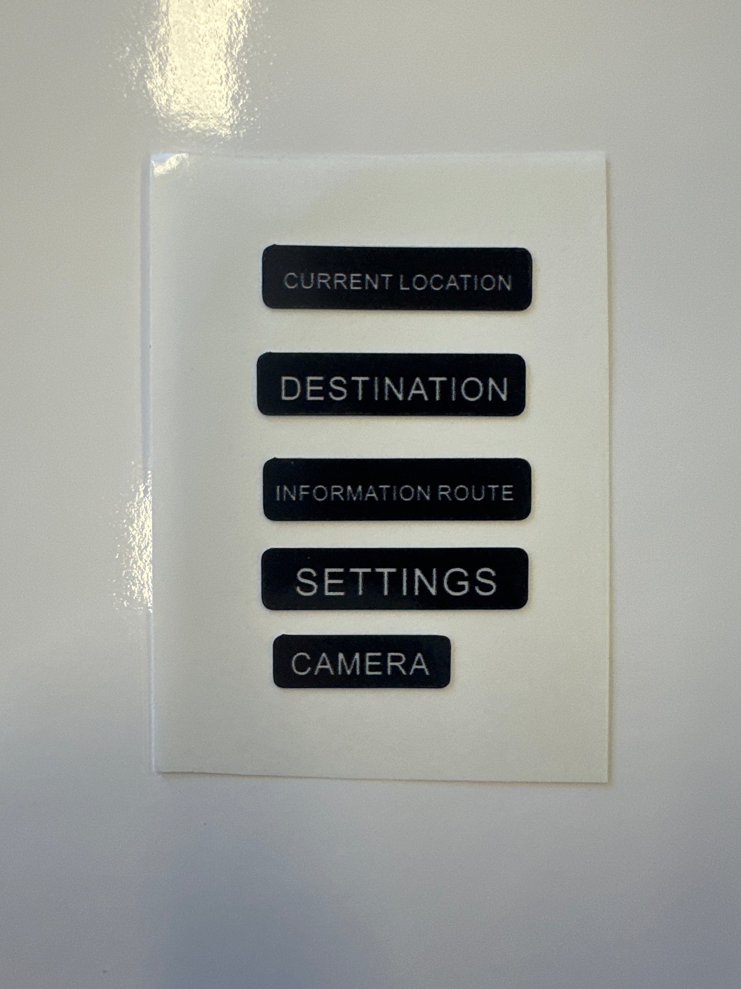 Nissan Xtrail Stereo Stickers